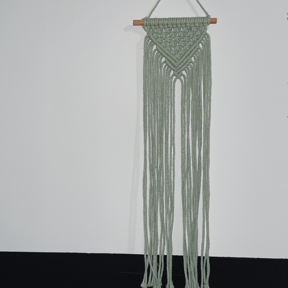 Sage green wall hanging